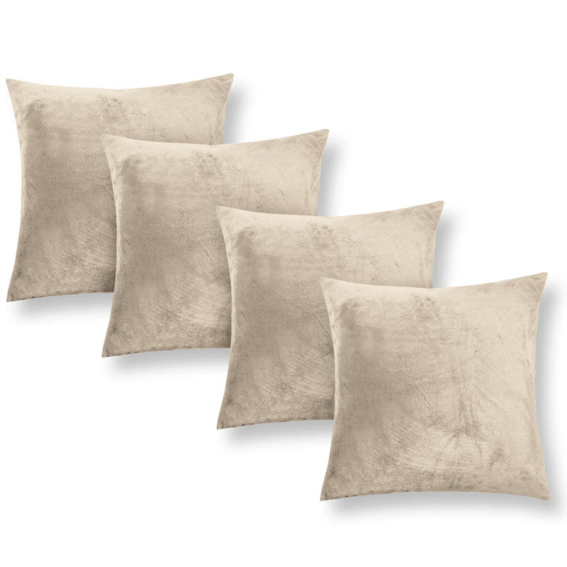 Square Scatter Cushion Cushion Cover, Beige