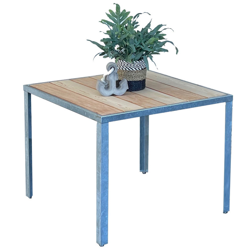 Carsonhill Square Metal Outdoor Dining Table , cm W cm D, 75cm H x 95cm L x 95cm W