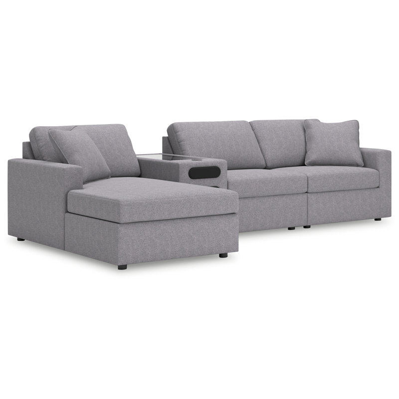 Canapé modulaire 4 pièces avec méridienne Modmax