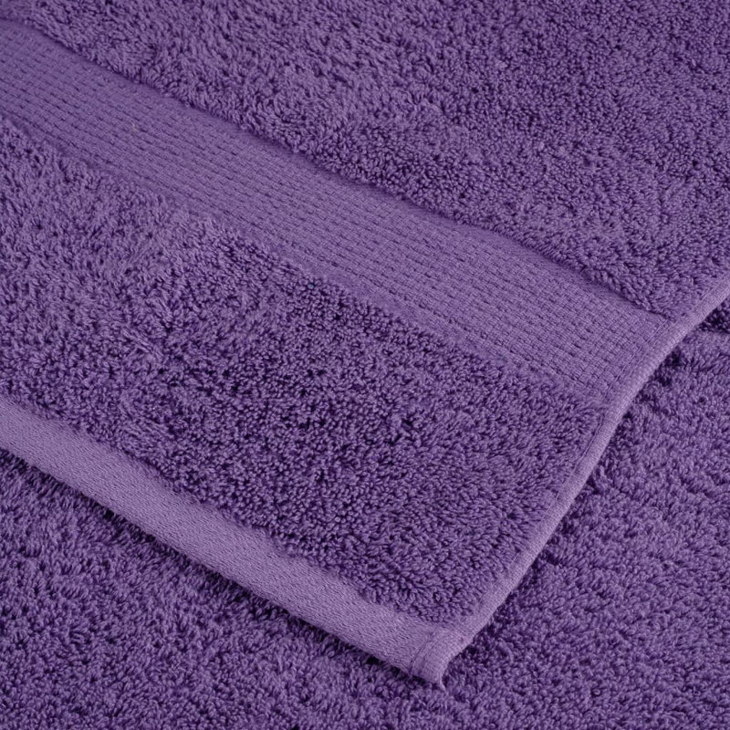 Premium Guest Towels SOLUND 10Pcs 30X50cm 600Gsm, Purple