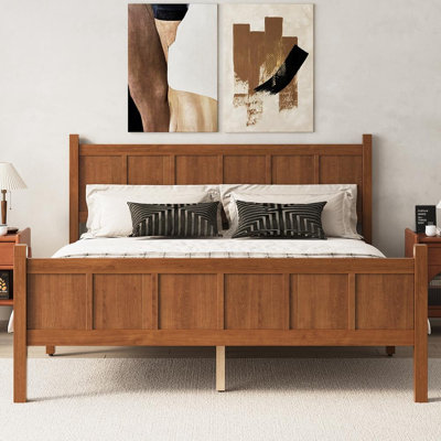 Grand lit plateforme moderne