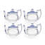 Classic Blue Italian - Napkin Rings