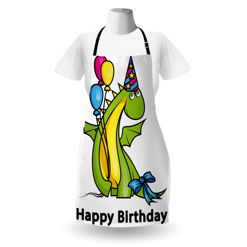 Birthday No Pattern Bib Apron