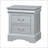 Platinum 2-Drawer Nightstand with Brushed Nickel Handles-2135429708