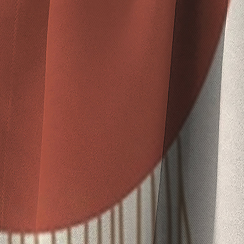 Panneau de rideau Boho, motif occultant beige à motif minimaliste - motif boho minimaliste beige III, L 52 po x L 84 po