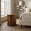 Solid Wood Abstract Accent Chest