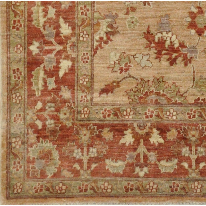 Tapis en laine noué à la main Oushak Ephrain