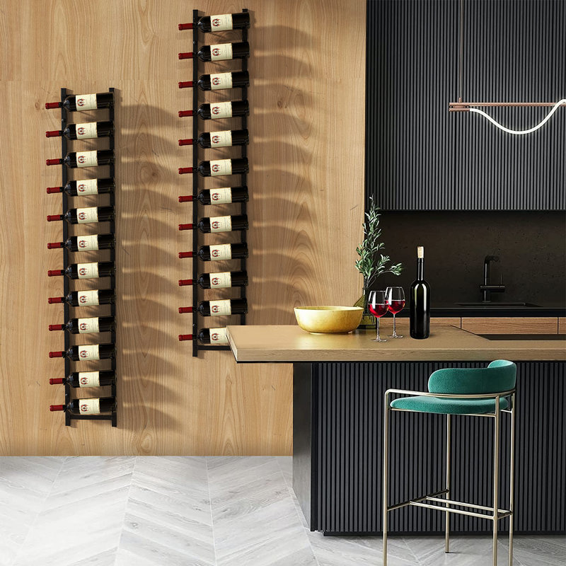 Feldt Wine Bottle Rack in Black