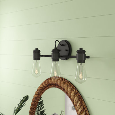Éclairage de salle de bain à intensité variable 3 lumières Menlo