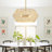 Nekoosa 4-Light Dimmable Geometric Chandelier 