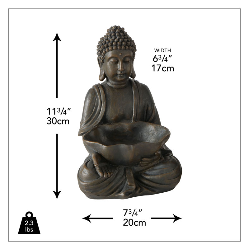 Malpartida Weather Resistant UV Resistant Resin Garden Statue