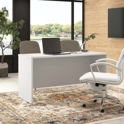Hampton Heights 72W x 24D Desk/Credenza/Return by Bush Business Furniture