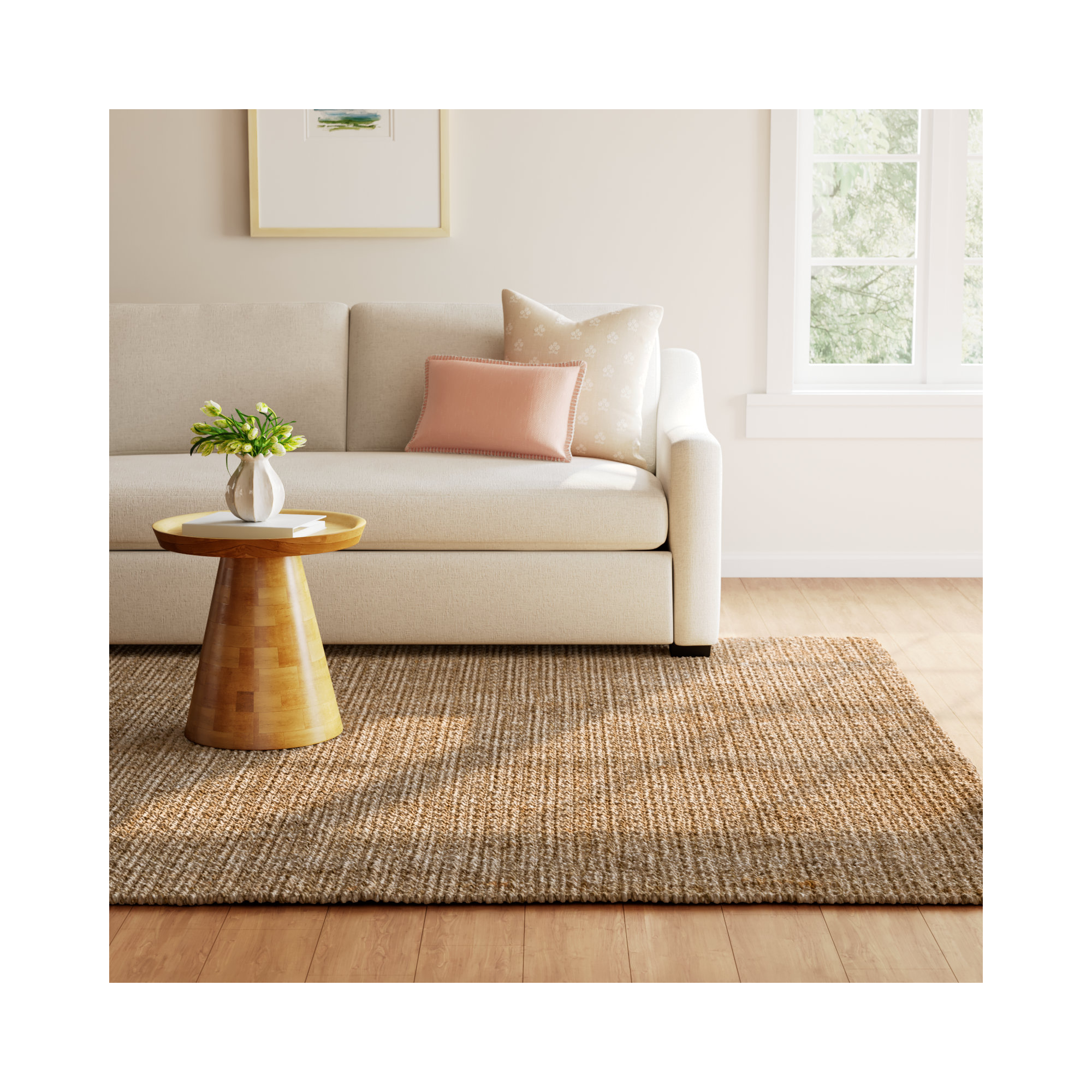 Vesper Handmade Jute / Sisal Rug, Rectangle 8' x 10'