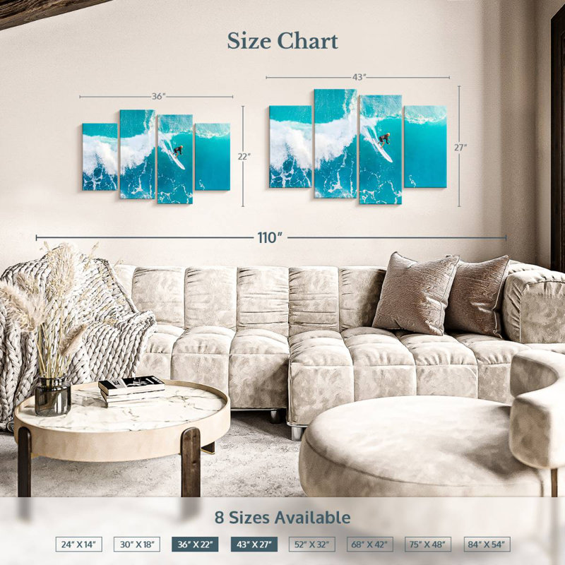 Senne Crest Wave Surf, H 22 po x l 36 po