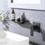 Robinet de lavabo de salle de bain mural à poignée simple-118499485