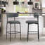 Kibariye Upholstered Counter Stool with Metal Frame-1800923702-1800923703