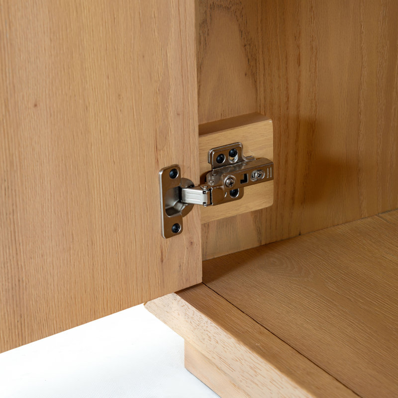 Jabori 3 Door Reeded Sideboard, Oak