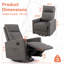 Canapé simple manuel inclinable Winback