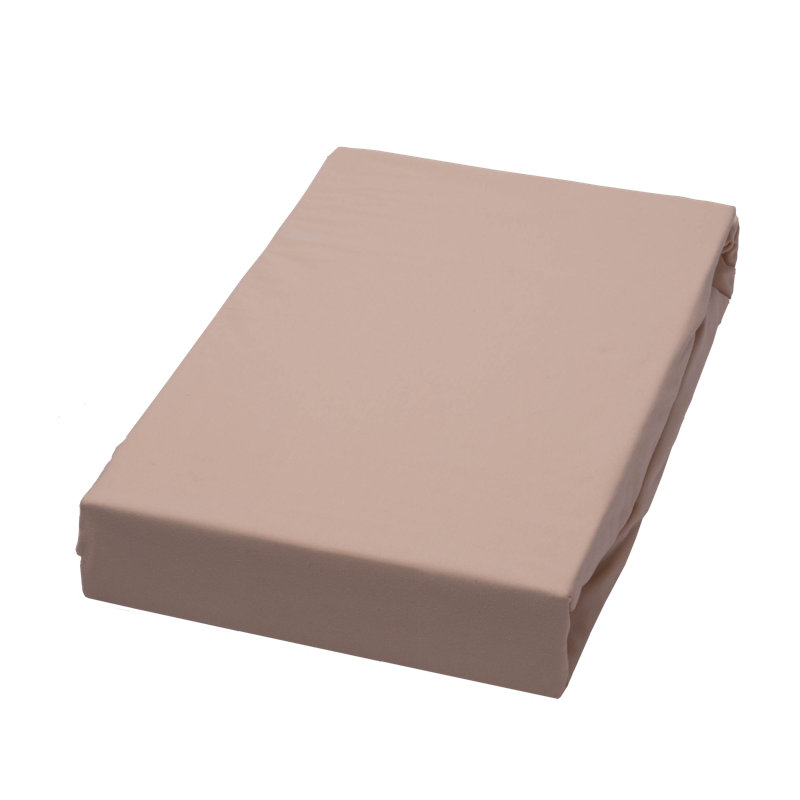 Cotton Blend Fitted Sheet, 200 x 200 cm, Ruby