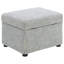 Fauteuil d'appoint pivotant avec rangement relevable Odis