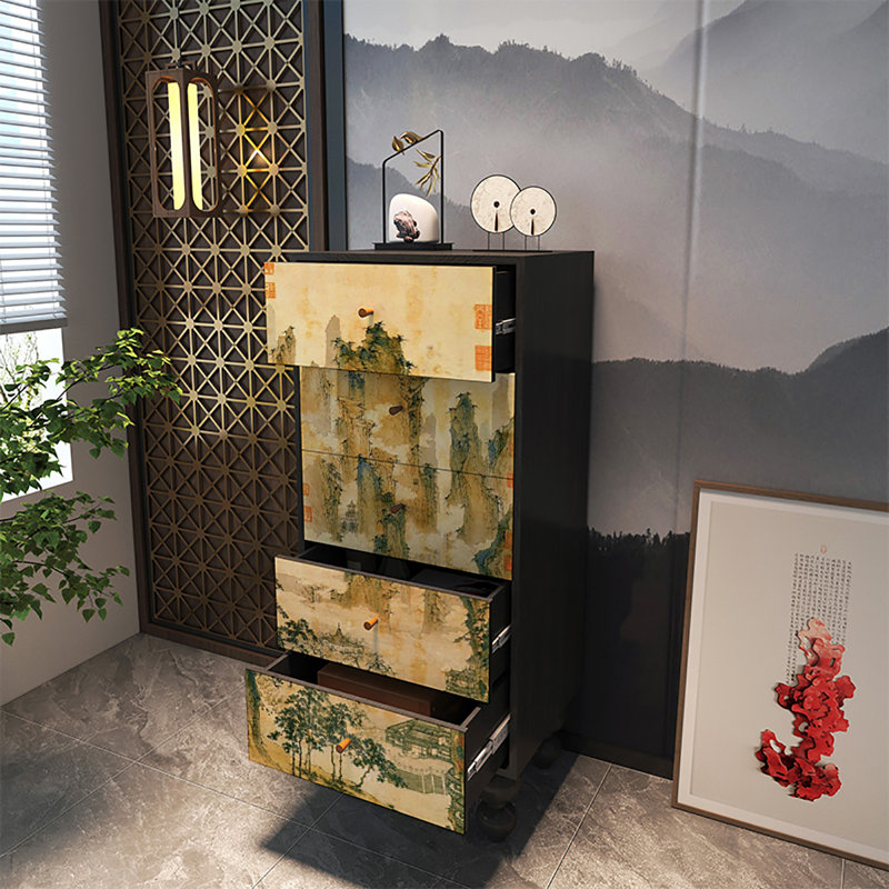 Armoire décorative avancée pour le salon