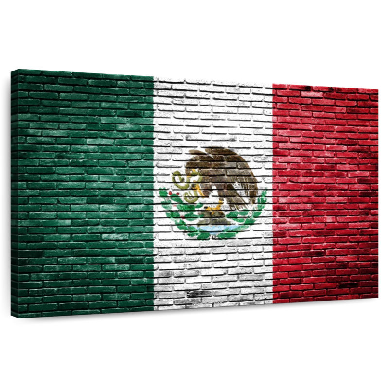 Drapeau mexicain Borges, H 20 po x l 30 po