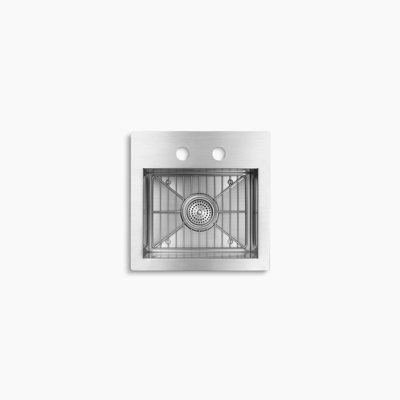Vault™ 15'' L x 15'' W Dual Mount Bar Sink