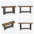Farmhouse Entryway Console Table, 2-Tier Entryway Table, Long Sofa Accent Table Behind Couch Table w/ Open Storage for Entrance, Living Room, Hallway, 47"-244245222-244245220