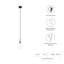 Luminaire suspendu 1 lumière en noir transparent-708461131