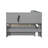 L-Shaped Bookcases Twin Bed In Grey With Power & , 2 Drawers - Space Bedroom Furniture Outlets, Drawers, Practical-347239795