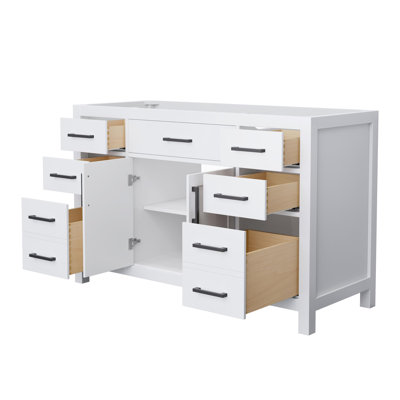 Beckett 53" Freestanding Single Bathroom Vanity Base Only