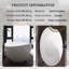 Baignoire de trempage autoportante à surface solide 63 po.-99213232
