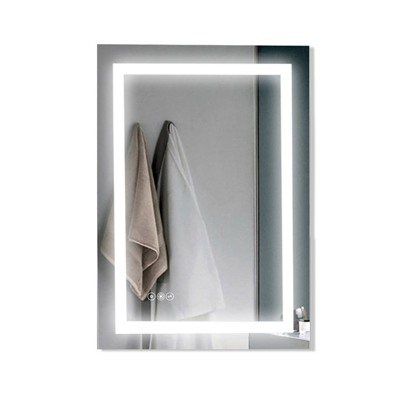 Miroir de maquillage sans cadre Sueko, 36 po x 24 po