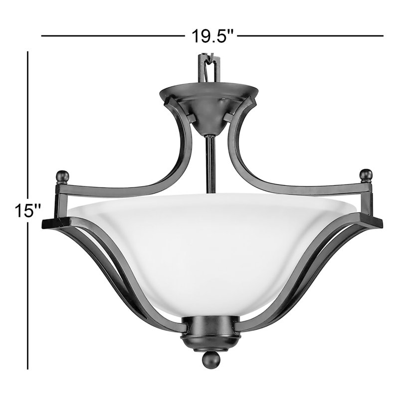Gerth 3 - Light Unique/Statement Pendant, Matte Black