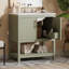 Meuble-lavabo de 30 pouces avec lavabo en céramique et rangement polyvalent
