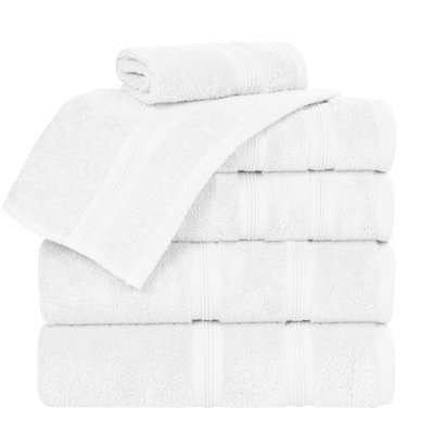 Smart Dry 100% Cotton 6-Piece Towel Set