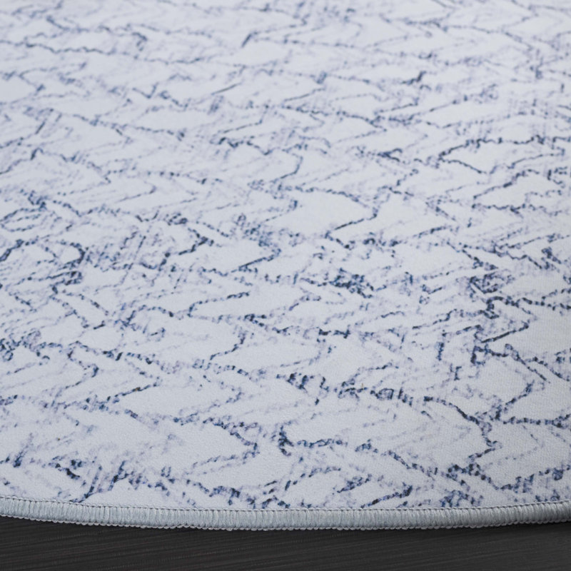 Artiola Tacoma Performance Machine Washable Abstract Rug, Round 6'