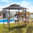 8 X 5Ft 2-Tier Waterproof  Outdoor Grill Gazebo With Vented Top-86340189