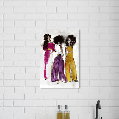 " Fashion And Glam Ladies Code Dress " Painting Print