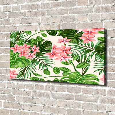 Floral Pattern - Wrapped Canvas Print