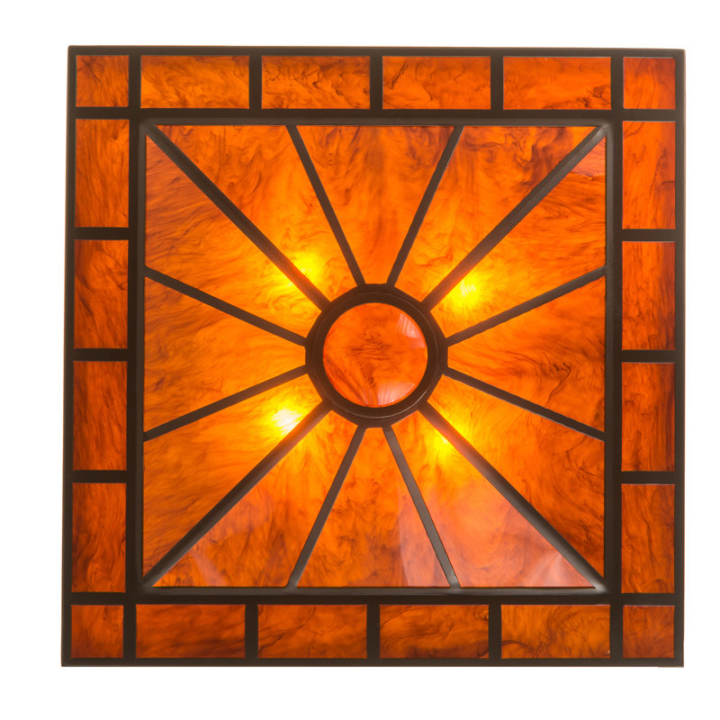 4 - Light Semi Flush Mount