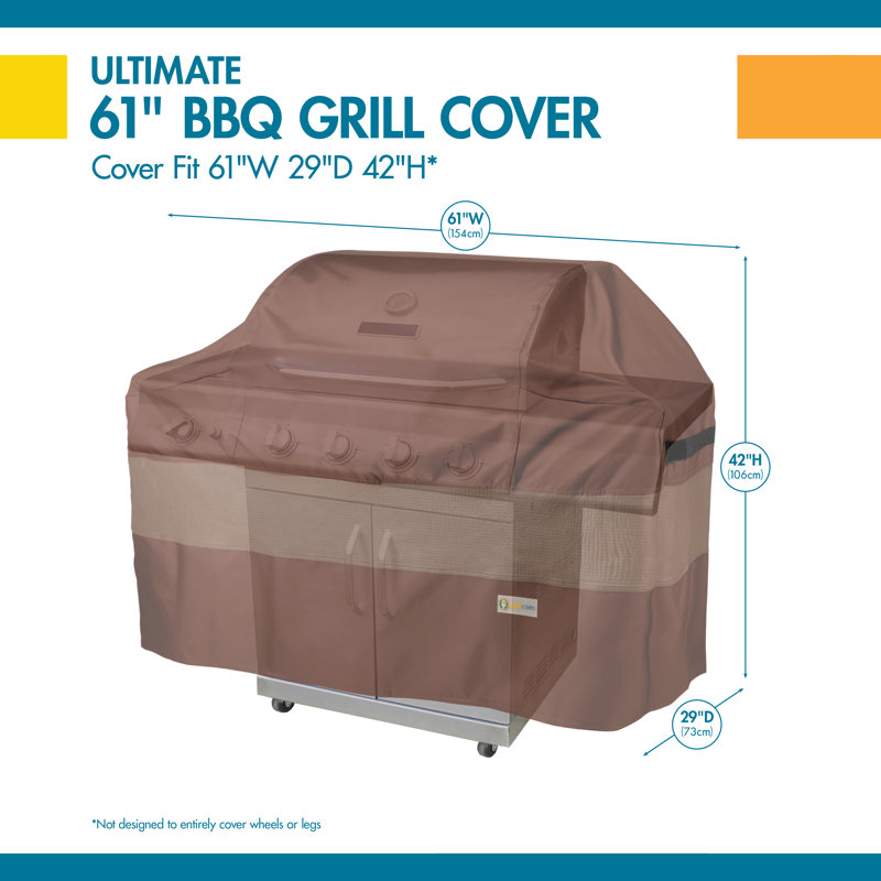 Arlmont & Co. Steve Grill Cover, 42" H x 61" W x 29" D