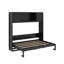 Grand lit escamotable avec armoires de rangement-204367663
