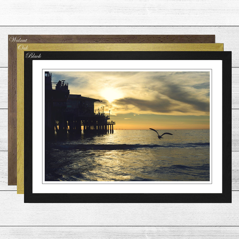 Single Picture Frame Print, Black