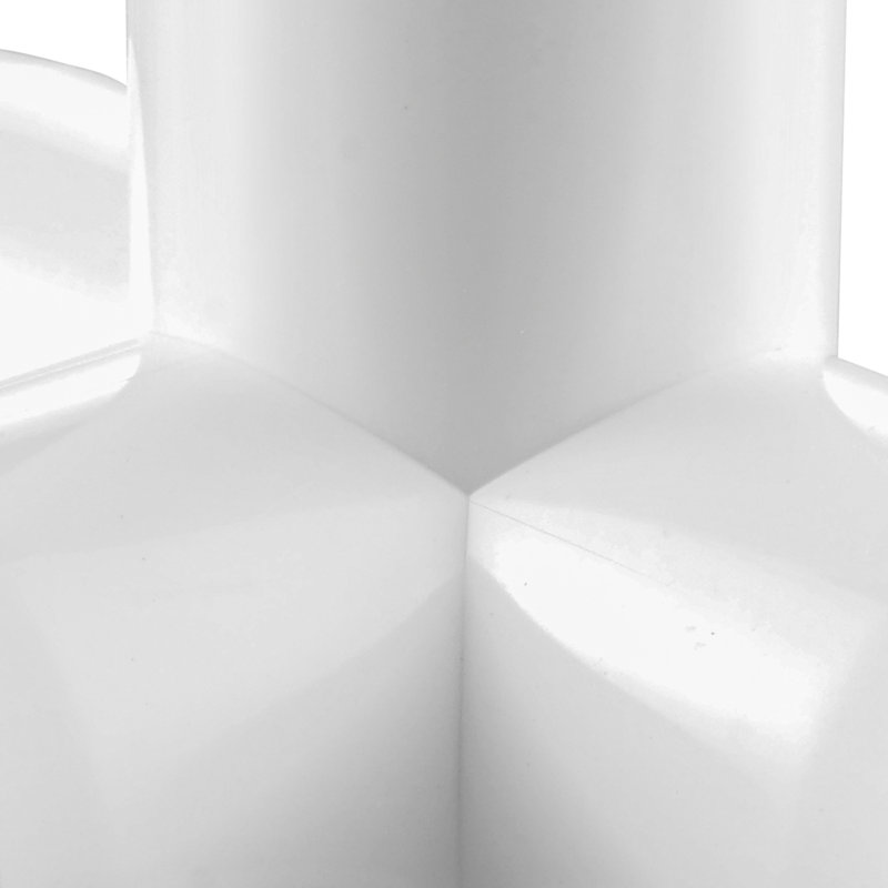 4-Way PVC Fittings 10-Pack PVC Pipe Joints Elbow Connector For 1" PVC Pipe