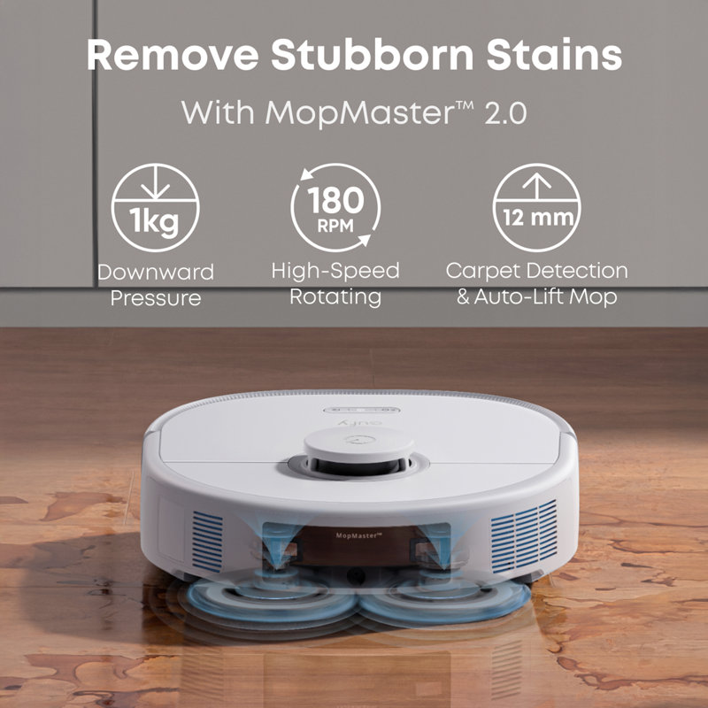 eufy X10 Pro Omni Wi-Fi Connected Robot Vacuum & Mop with Self Washing and Self Drying Auto Empty Station