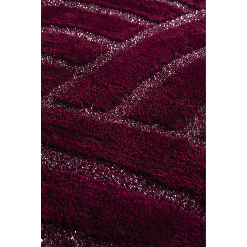 Tapis de bain de couleur unie, L 24 po x L 39 po, Mauve
