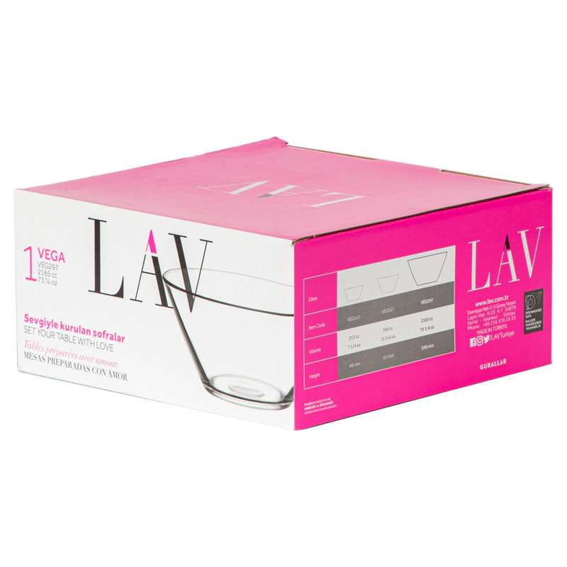 LAV Glass Serving Bowl