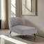 Chaise longue simple en flanelle-106956371