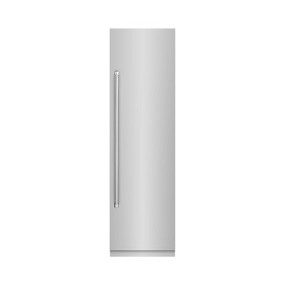 ZLINE 24 po 12,5 pieds cubes Réfrigérateur colonne avec intérieur gris graphite